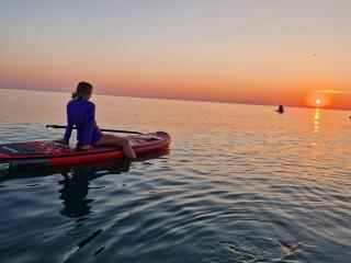 Alba In Mare Con Functional Sup Tribe By Elia Venturi E Romagna Paddle Surf