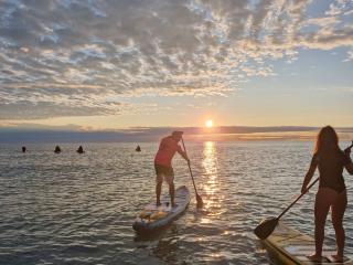 Alba In Mare Con Functional Sup Tribe By Elia Venturi E Romagna Paddle Surf