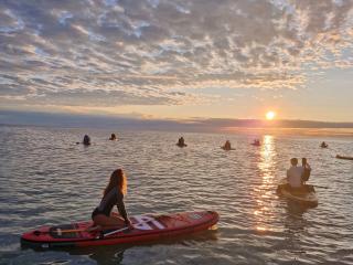 Alba In Mare Con Functional Sup Tribe By Elia Venturi E Romagna Paddle Surf