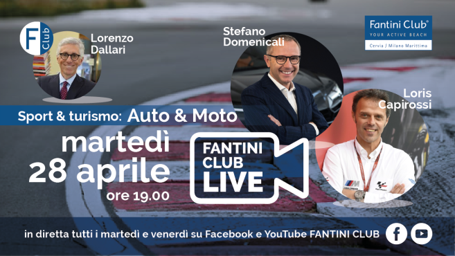 28 Aprile 2020 - Fantini Club Live: Auto & Moto - Stefano Domenicali e Loris Capirossi