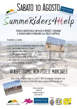 10 Agosto: Summer Riders 4 Help