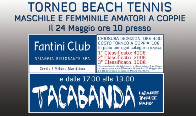 24 Maggio - Beach Tennis - Torneo M&F Amatori a coppie Tom Caruso